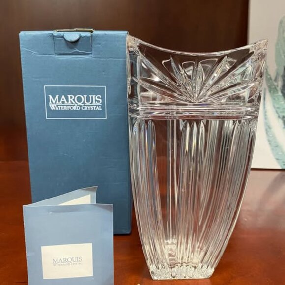 Waterford Crystal Marquis Vase - Picture 1 of 3
